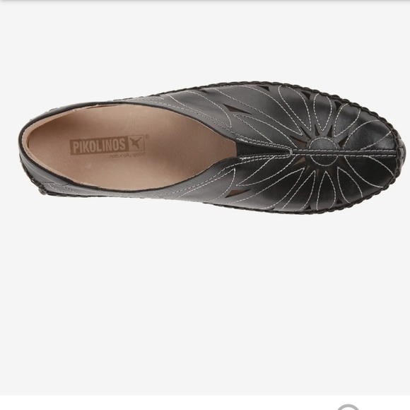 Pikolinos womens jerez navy blue leather moccasins loafers shoes - Picture 2 of 16